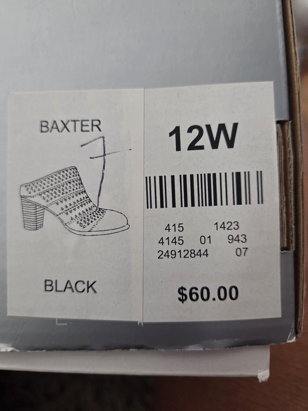 Women's Black Mule Heels - Slip-On Block Heel